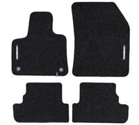 MOTOS Tapis Voiture Velours sur Mesure pour Peugeot 3008 II 2016-2024, Tapis de Sol Auto avec Fermetures Clip ou Velcro, Tapis de Voiture Granulaire 535gr/m2, Esthétique et Confort