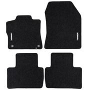 MOTOS Tapis Voiture Velours sur Mesure pour Peugeot 408 Depuis 2022, Tapis de Sol Auto avec Fermetures Clip ou Velcro, Tapis de Voiture Granulaire 535gr/m2, Esthétique et Confort