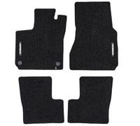 MOTOS Tapis Voiture Velours sur Mesure pour Renault Twingo E-Tech 2020-2024, Tapis de Sol Auto avec Fermetures Clip ou Velcro, Tapis de Voiture Granulaire 535gr/m2, Esthétique et Confort