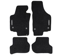 MOTOS Tapis Voiture Velours sur Mesure pour Seat Altea 2004-2008, Tapis de Sol Auto avec Fermetures Clip ou Velcro, Tapis de Voiture Granulaire 535gr/m2, Esthétique et Confort