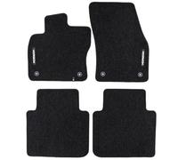 MOTOS Tapis Voiture Velours sur Mesure pour Skoda Kodiaq I 2016-2024, Tapis de Sol Auto avec Fermetures Clip ou Velcro, Tapis de Voiture Granulaire 535gr/m2, Esthétique et Confort