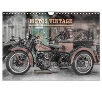 MOTOS VINTAGE (Calendrier mural 2026 DIN A4 horizontal), CALVENDO calendrier mensuel