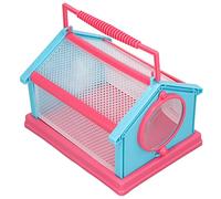 MOTOULAX Attrape-rêves en cage avec poignée, facile à observer, couverture ventilée et portable, attrape-rêves facile à observer pour exploration