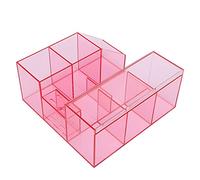 MOTOULAX Boîte à outils de greffe de cils - Organisateur de boîte de rangement de tatouages de tatouage d'ongles de greffe de pêche de grande capacité