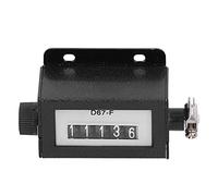 MOTOULAX Compteur mécanique à 5 chiffres manuel en métal réinitialisable Tally Tally D67 - F