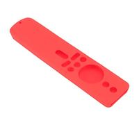 MOTOULAX Coque de protection en silicone pour TV Stick 4K, coque de télécommande antidérapante avec cordon (ensemble rouge)