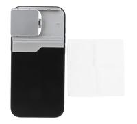 MOTOULAX Kit d'objectifs d'appareil photo de téléphone avec étui pour téléobjectif 16 Pro 2X 10X Macro 0,35X Objectif œil de 180 degrés