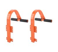 MOTOULAX Lot de 2 crochets de fixation d'escalier avec roulettes en acier solide Installation facile Accessoire d'escalier portable pour toit