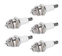 MOTOULAX Lot de 5 bougies d'allumage L7T adaptées pour BM6A BPMR7A RCJ6Y RCJ7Y WSR5F 33cc-49cc Tondeuse soufflante