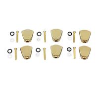 MOTOULAX Lot de 6 boutons de réglage en métal pour guitare Doré