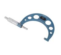 MOTOULAX Micromètre de 3 à 4 pouces, enclume en carbure de tungstène ultra dure avec manche de traîneau pour des mesures précises, acier inoxydable et matériau en carbure de tungstène,