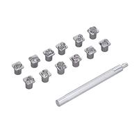 MOTOULAX Tampons en cuir - Fabrication soignée - Design tendance - Outils d'estampage du cuir (douze sceaux du zodiaque)