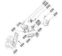 Motoventilateur repère n°223 - Four micro-ondes (AS0035159 BRANDT)