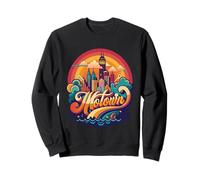 Motown Detroit City Skyline Vintage Inspired 70s Lovers Sweatshirt