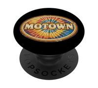 Motown Groovy 60s 70s Tie Dye Detroit Music Vintage Inspired PopSockets PopGrip Adhésif