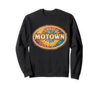 Motown Groovy 60s 70s Tie Dye Detroit Music Vintage Inspired Sweatshirt