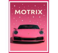 Motrix School: cuaderno para niñas con pasión por los carros con dibujo para colorear y hojas rayadas Motrix