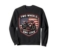 Motrocycle Moto USA 2 Roues One Love American Street Sweatshirt