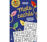Mots cachés Collection des fêtes - Louis-Luc Beaudoin - Bravo - broché - Livre-jeu