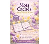 Mots cachés spécial fête des mères: 60 grilles de mots cachés, 140 pages de détente à offrir à maman. 6 thèmes variés, une citation à chaque page, un ... et un cadeau parfait pour la fête des Mères