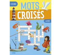 Mots croises 6-8 ans la mer - Karine Tercier - Lito - broché - Livre-jeu