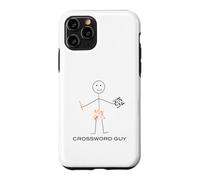 Mots croisés drôles pour Hommes Guy Boy Puzzle Coque pour iPhone 11 Pro
