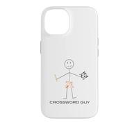 Mots croisés drôles pour Hommes Guy Boy Puzzle Coque pour iPhone 14
