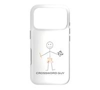 Mots croisés drôles pour Hommes Guy Boy Puzzle Coque pour iPhone 17 Pro