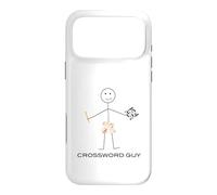 Mots croisés drôles pour Hommes Guy Boy Puzzle Coque pour iPhone 17 Pro Max