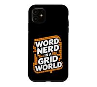 Mots croisés drôles Word Nerd Coque pour iPhone 11