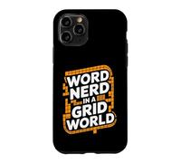 Mots croisés drôles Word Nerd Coque pour iPhone 11 Pro