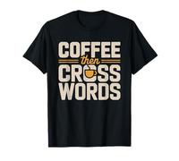 Mots Croisés du Matin Café Et Grille Quotidienne T-Shirt