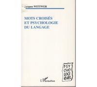 Mots Croisés Et Psychologie Du Langage