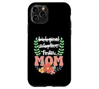 Mots croisés pour Maman - Motif Floral à la Main Coque pour iPhone 11 Pro