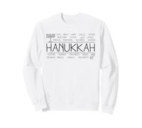 Mots de Hanoukka juif, ami, Membre de la Famille, célébration Sweatshirt
