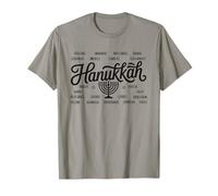 Mots de Hanoukka juif, ami, Membre de la Famille, célébration T-Shirt