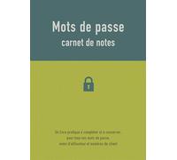 Mots de passe: Carnet de notes