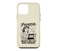 Mots de Passe Make Me Say Bad Words Funny Computer Humour Coque pour iPhone 12 Mini