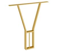 Mots de table basse en métal, pattes de bureau lourd, jambes pour le bureau, jambes de table de bout industrielles, jambes de meubles de bricolage, base de table, avec protecteur et vis de sol