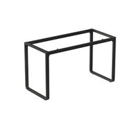 Mots de table en métal, pattes de bureau, pattes de meubles bricolages, jambes de table à manger, pattes de table basse, jambes industrielles pour table, avec protecteurs de sol réglables (noir 120 *