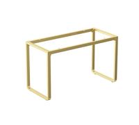 Mots de table en métal, pattes de bureau, pattes de meubles bricolages, jambes de table à manger, pattes de table basse, jambes industrielles pour table, avec protecteurs de sol réglables (or 100 *