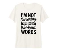 Mots d'entraînement Humour drôle d'exercice de Gym T-Shirt Haut de Gamme