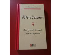 Mots d'excuse: Les parents écrivent aux enseignants