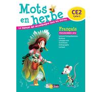 Collectif – Mots en herbe français CE2 – Manuel de l'élève – Éd. 2016 – Broché