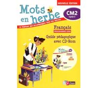 Mots en herbe Français CM2 2017 Livre du maître avec CD-Rom