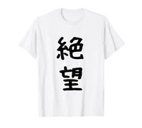 Mots et histoires drôles Zetsubo Kanji Despair T-Shirt
