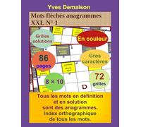 Mots fléchés anagrammes XXL N° 1