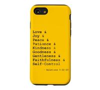 Mots Fruit of The Spirit Coque pour iPhone SE (2020) / 7/8