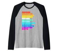 Mots Inspirants espagnols Manche Raglan