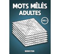 Mots mêlés adultes: 200 Mots mêlés pour adultes - avec solutions Vol 1